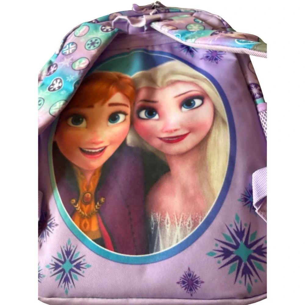 Disney Frozen Backpack, lunchbox  Elsa Front Pocket Kids School‎ Bag
